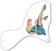 Pin Up Girl Blue Dress WH
