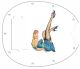Pin Up Girl Blue Dress WH
