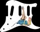 Pin Up Girl Blue Dress WH - Vintera '60s Strat