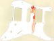 Pin Up Girl Dynamite White - HSH 11 Hole Strat