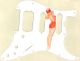 Pin Up Girl Dynamite White - HSS Shawbucker Elite Strat