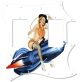 Pin Up Girl Giddy Up WH