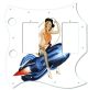 Pin Up Girl Giddy Up WH