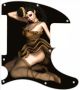 Pin Up Girl Gold Dress Black - Avril Lavigne Tele