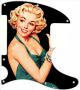 Pin Up Girl Green Dress Black - Avril Lavigne Tele