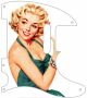 Pin Up Girl Green Dress White - '52 ReIssue Tele