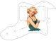 Pin Up Girl Green Dress White - '72 ReIssue Thinline Tele