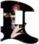 Pin Up Girl Harlequin Black - 8 Hole H Tele