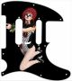 Pin Up Girl Harlequin Black - Tele Nashville