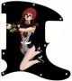 Pin Up Girl Harlequin Black - Avril Lavigne Tele