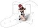 Pin Up Girl Harlequin White - '72 ReIssue Thinline Tele