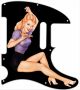 Pin Up Girl Harp Black - 8 Hole NPS Tele