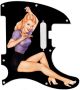 Pin Up Girl Harp Black - American Elite Tele