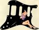 Pin Up Girl Harp Black - HSS Shawbucker Elite Strat