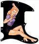 Pin Up Girl Harp Black - Avril Lavigne Tele