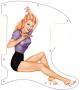 Pin Up Girl Harp White - Avril Lavigne Tele