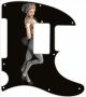 Pin Up Girl Hoof Black - 8 Hole H Tele