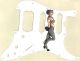 Pin Up Girl Hoof White - HSS Shawbucker Elite Strat