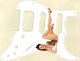 Pin Up Girl Kick High White - HSS Shawbucker Elite Strat