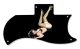 Pin Up Girl Kicking Legs BK