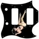 Pin Up Girl Kicking Legs BK