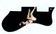 Pin Up Girl Kicking Legs BK
