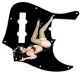 Pin Up Girl Kicking Legs BK
