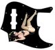Pin Up Girl Kicking Legs BK