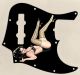 Pin Up Girl Kicking Legs BK