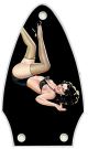 Pin Up Girl Kicking Legs BK
