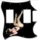 Pin Up Girl Kicking Legs BK