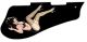 Pin Up Girl Kicking Legs BK