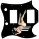 Pin Up Girl Kicking Legs BK