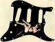 Pin Up Girl Kicking Legs Black - SSS Elite Strat