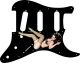 Pin Up Girl Kicking Legs BK