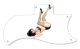 Pin Up Girl Kicking Legs WH
