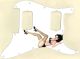 Pin Up Girl Kicking Legs WH
