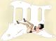 Pin Up Girl Kicking Legs WH