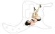 Pin Up Girl Kicking Legs WH