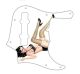 Pin Up Girl Kicking Legs WH