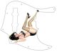 Pin Up Girl Kicking Legs WH
