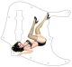 Pin Up Girl Kicking Legs WH