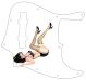 Pin Up Girl Kicking Legs WH