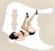 Pin Up Girl Kicking Legs WH