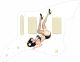 Pin Up Girl Kicking Legs WH