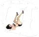 Pin Up Girl Kicking Legs WH