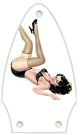 Pin Up Girl Kicking Legs WH