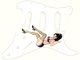 Pin Up Girl Kicking Legs WH