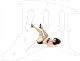 Pin Up Girl Kicking Legs WH