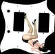 Pin Up Girl Kicking Legs WH